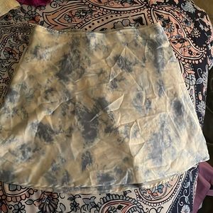 Light blue and white skirt